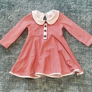 Toddler Swoon Baby Red Gingham Proper Dress | Size 12-18 months
